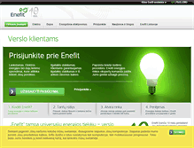 Tablet Screenshot of enefit.lt