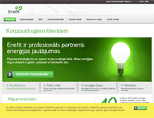 Tablet Screenshot of enefit.lv