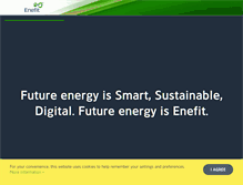 Tablet Screenshot of enefit.com